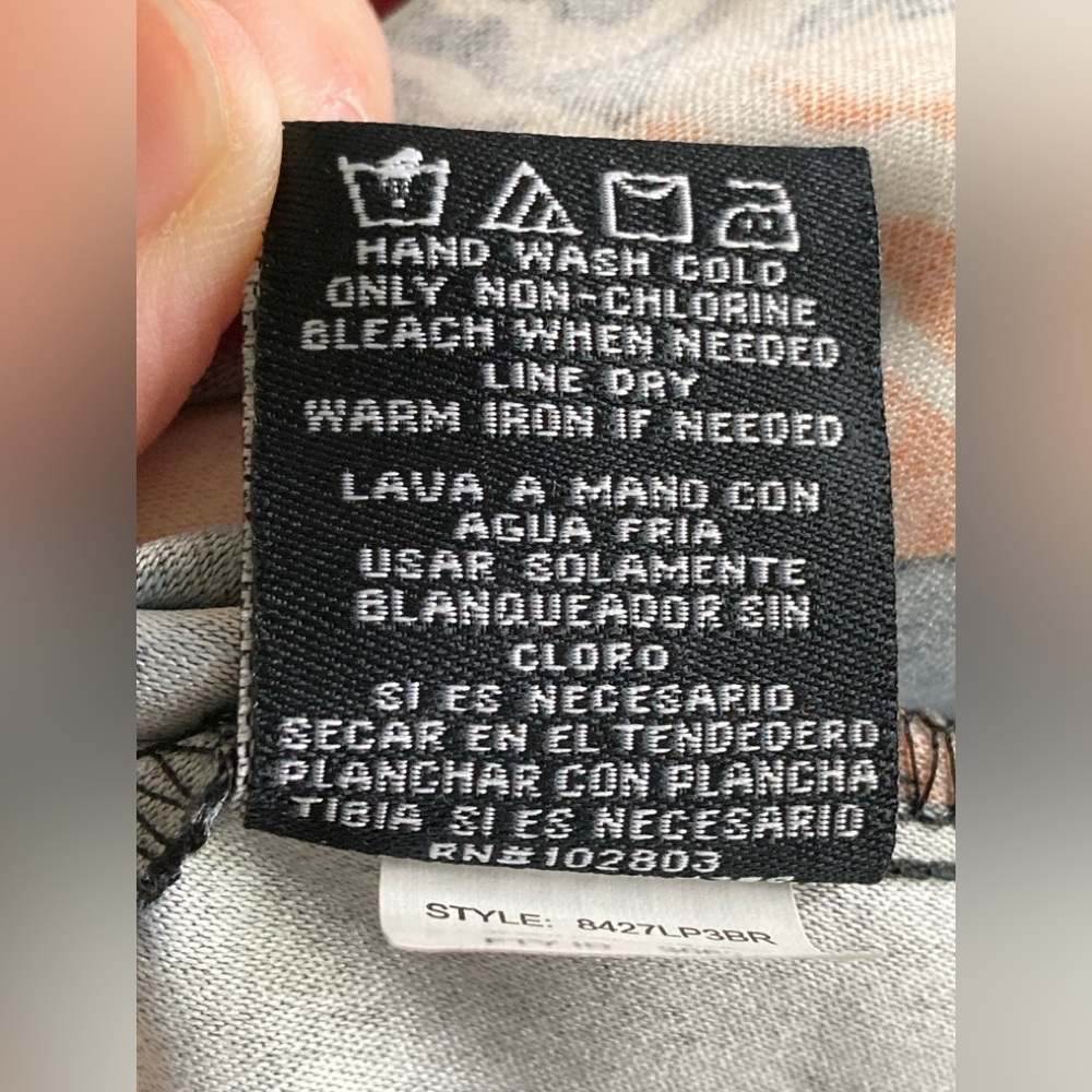 Briggs New York Multicolor Abstract Jacket Size S - Picture 6 of 7